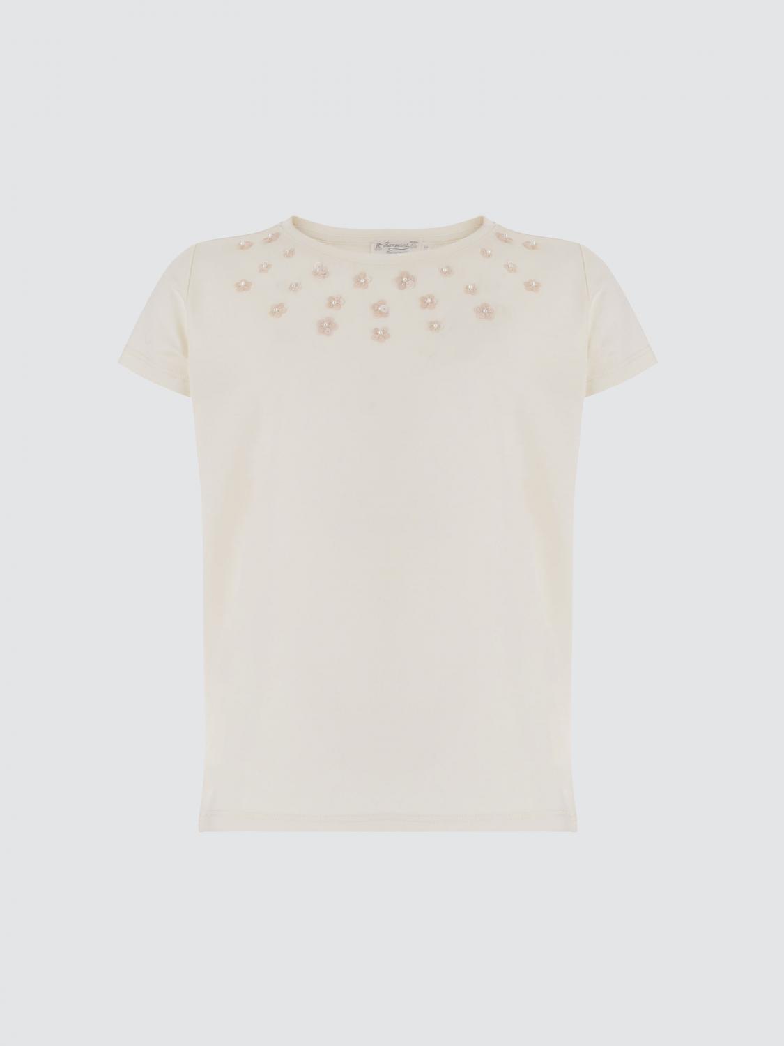 BONPOINT T-SHIRT: T-shirt kinder Bonpoint, Weiß - Img 1