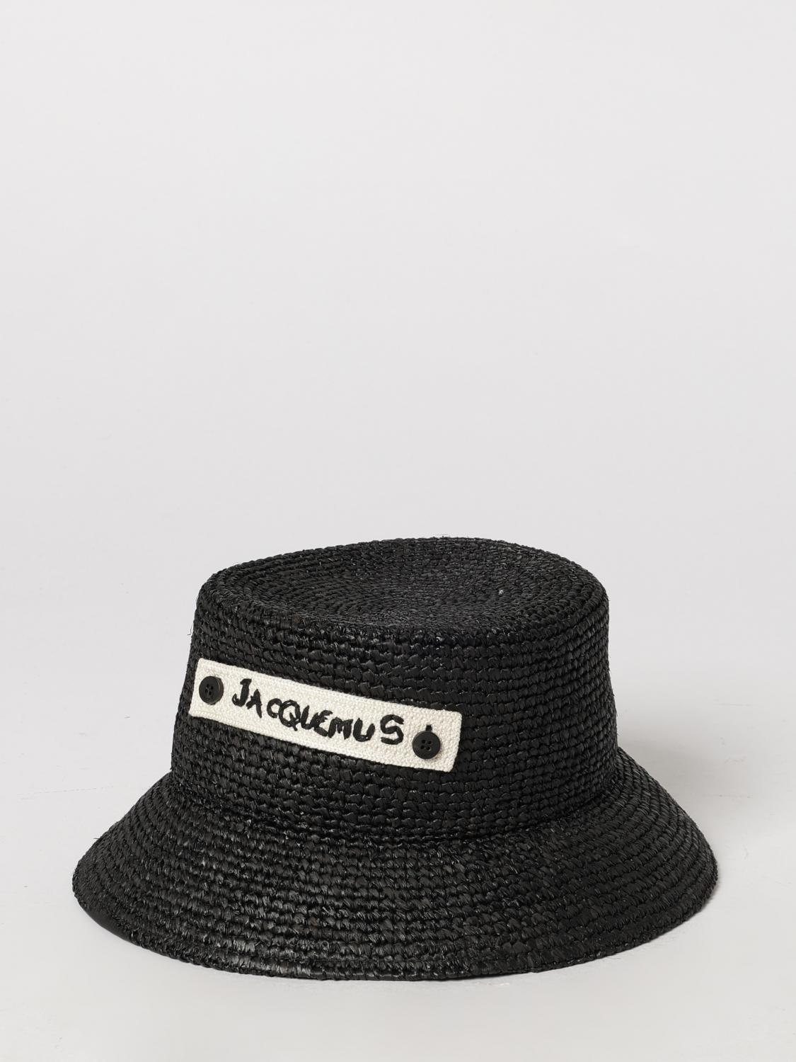 JACQUEMUS 帽子: 帽子 レディース Jacquemus, ブラック - Img 1