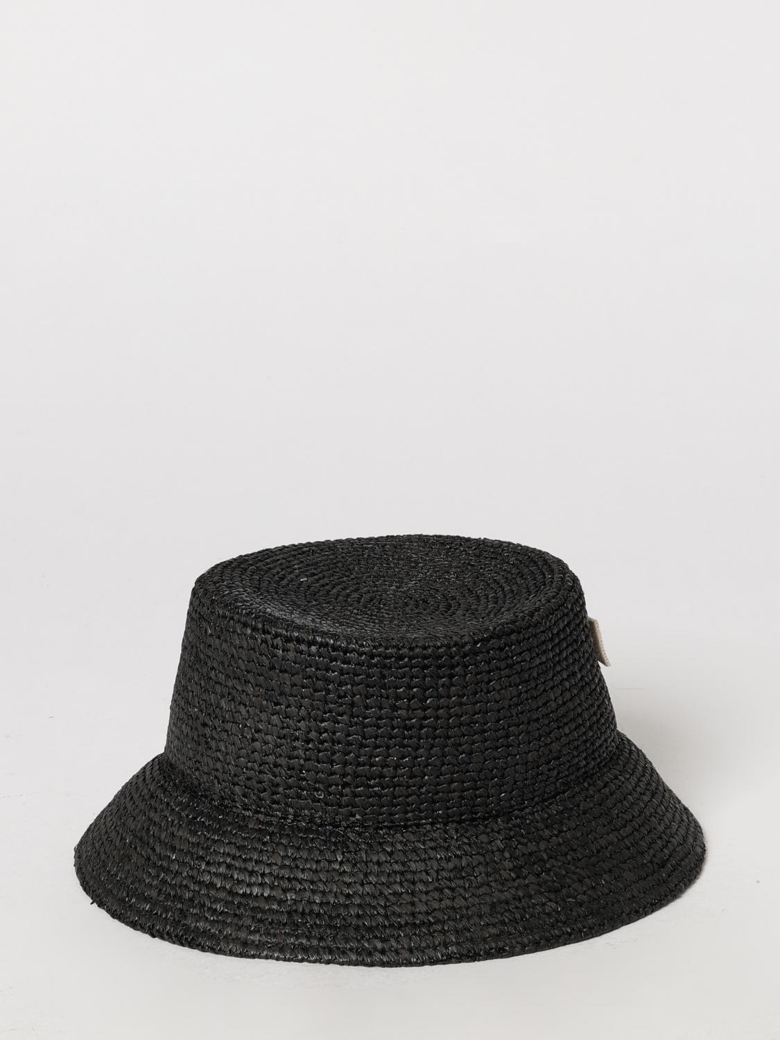 JACQUEMUS 帽子: 帽子 レディース Jacquemus, ブラック - Img 2