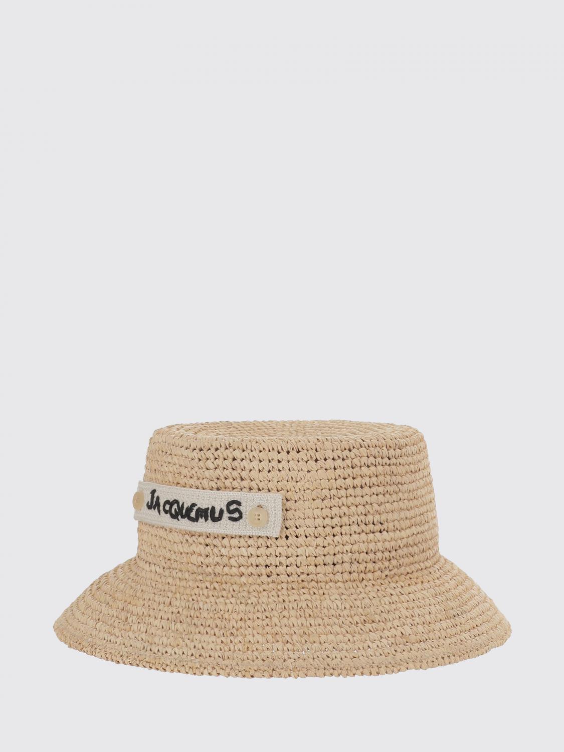 JACQUEMUS CAPPELLO: Cappello Jacquemus in rafia crochet , Naturale - Img 2