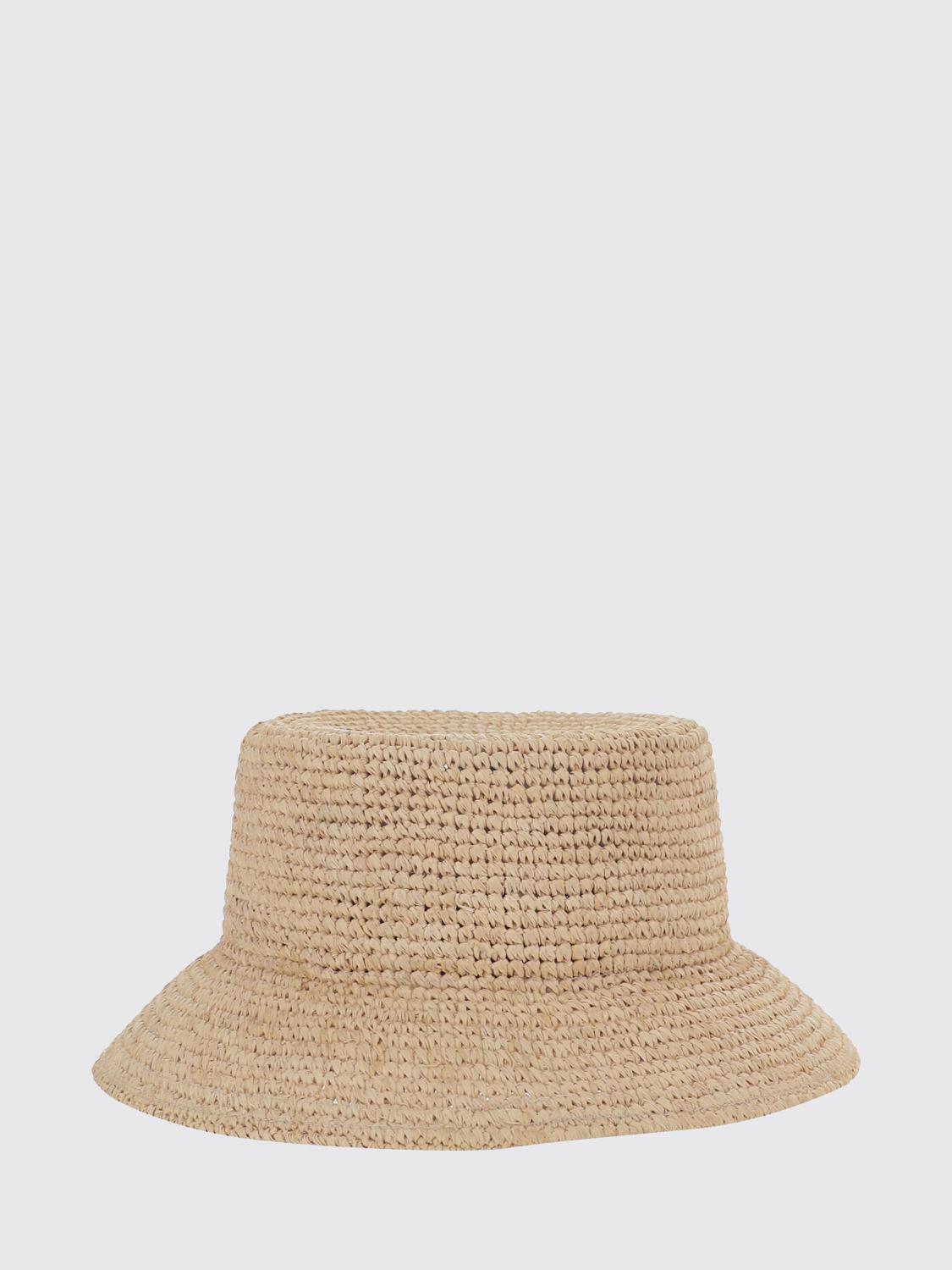 JACQUEMUS CAPPELLO: Cappello Jacquemus in rafia crochet , Naturale - Img 3
