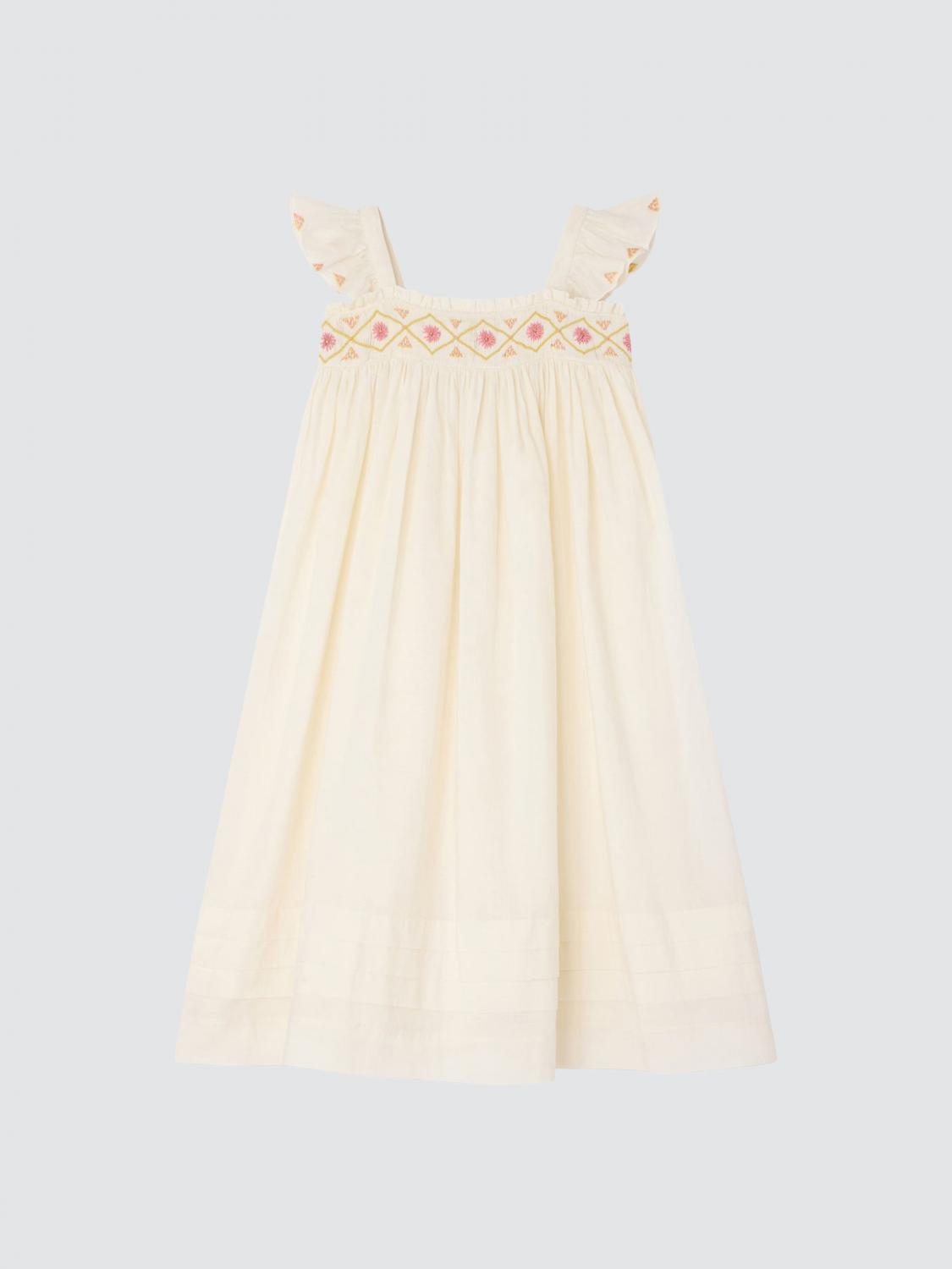 BONPOINT KLEID: Kleid kinder Bonpoint, Weiß - Img 1