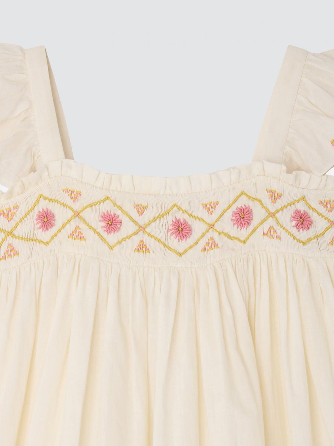 BONPOINT KLEID: Kleid kinder Bonpoint, Weiß - Img 3