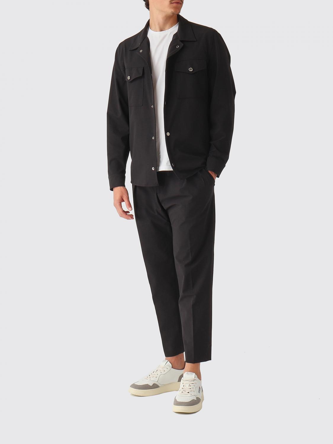 BRIGLIA 1949 JACKET: Technical Fabric Shirt Jacket Briglia 1949, Black - Img 2