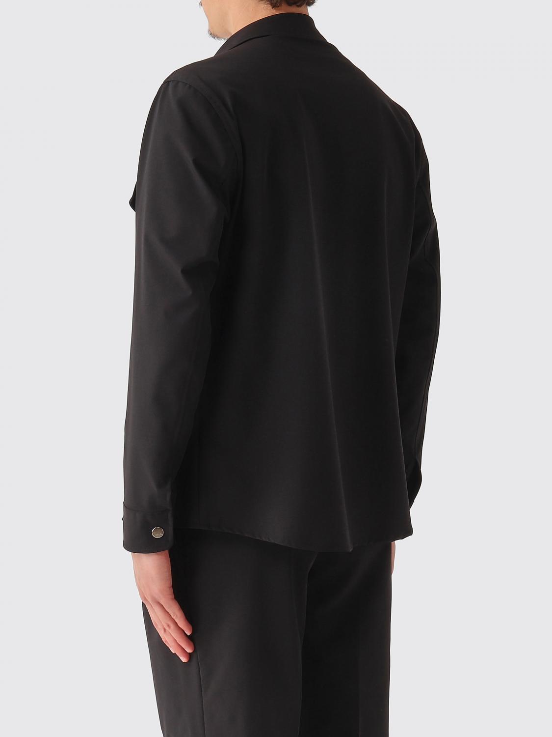 BRIGLIA 1949 JACKET: Technical Fabric Shirt Jacket Briglia 1949, Black - Img 3