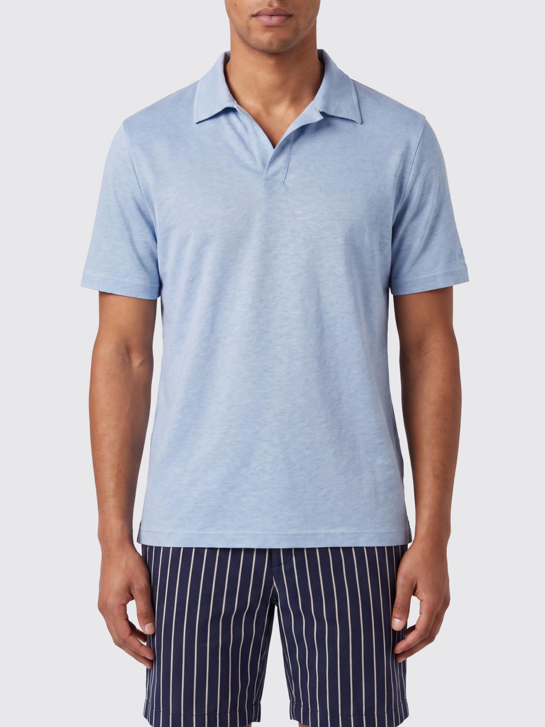 MC2 SAINT BARTH POLO: Pull homme Mc2 Saint Barth, Bleu Ciel - Img 1