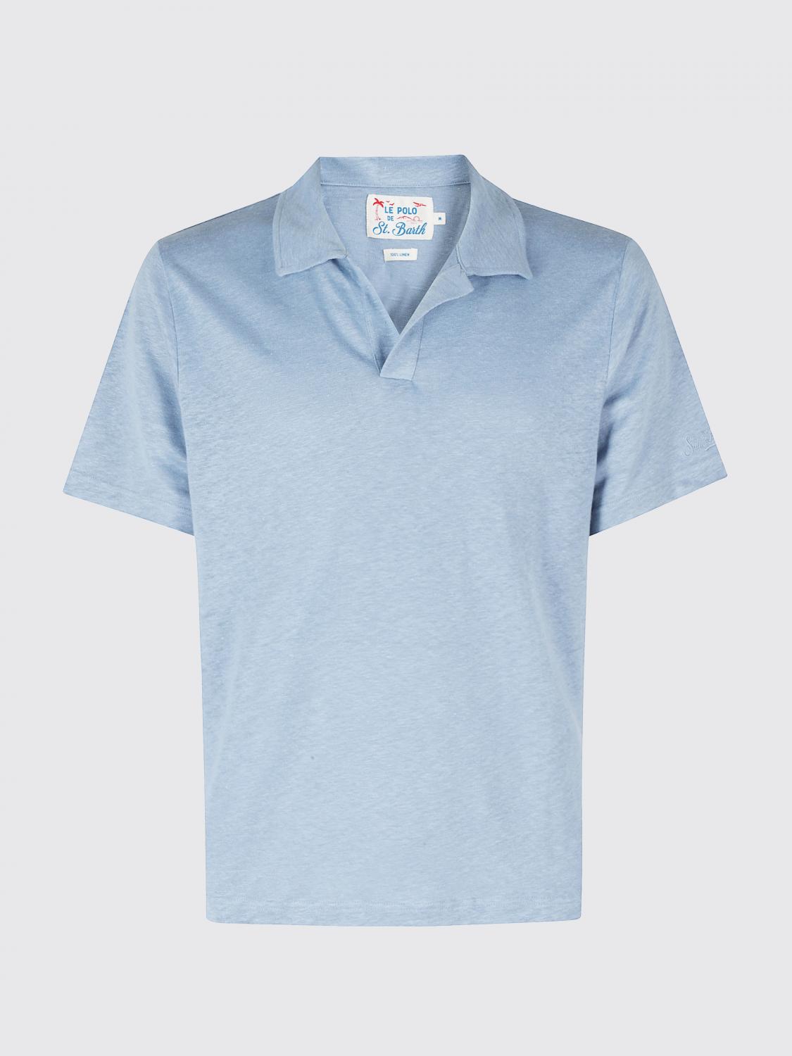 MC2 SAINT BARTH POLO: Pull homme Mc2 Saint Barth, Bleu Ciel - Img 2
