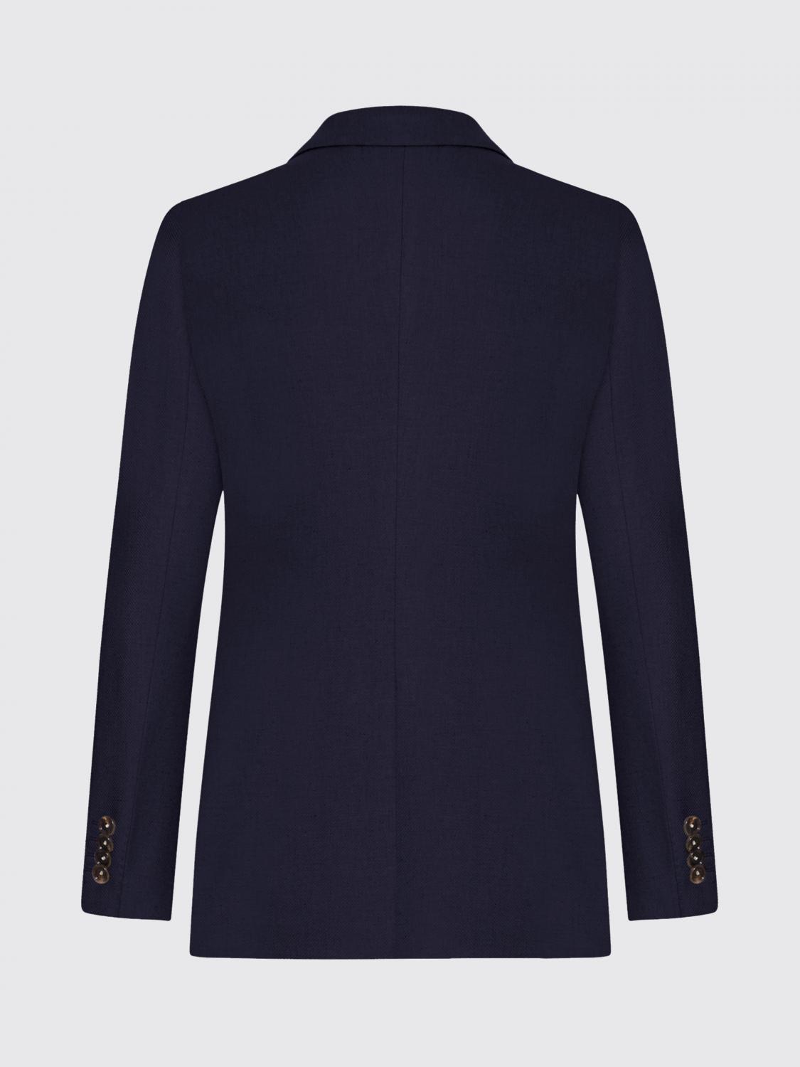 TAGLIATORE CHAQUETA: Blazer de doble botonadura de seda Tagliatore, Azul Oscuro - Img 3