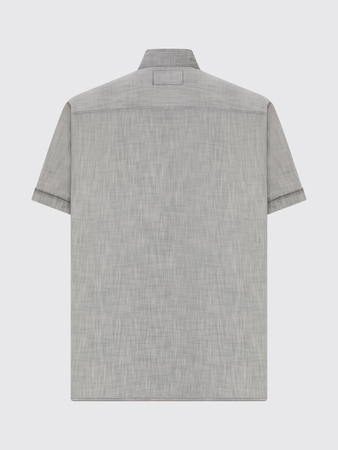 FENDI CAMICIA: Camicia Fendi in cotone , Grigio - Img 3