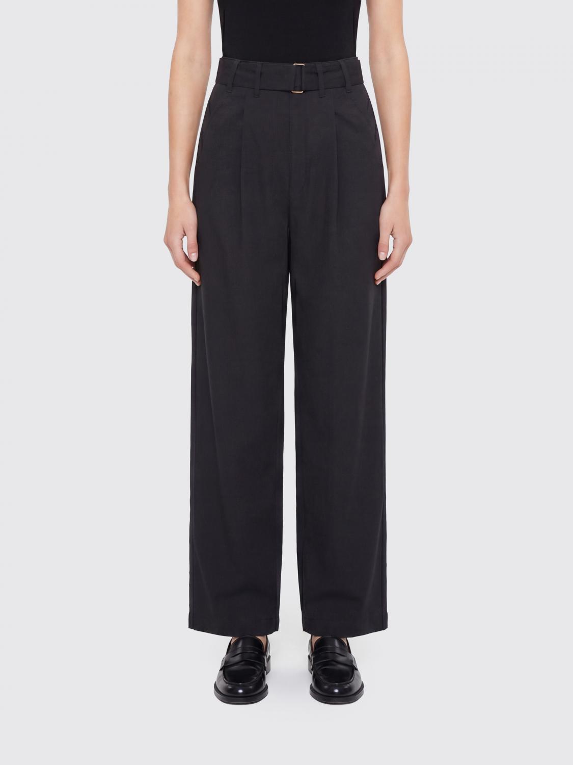 SOEUR PANTALONI: Pantaloni straight Soeur in denim , Nero - Img 1