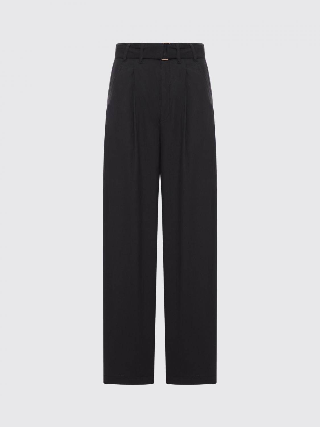 SOEUR PANTALONI: Pantaloni straight Soeur in denim , Nero - Img 2