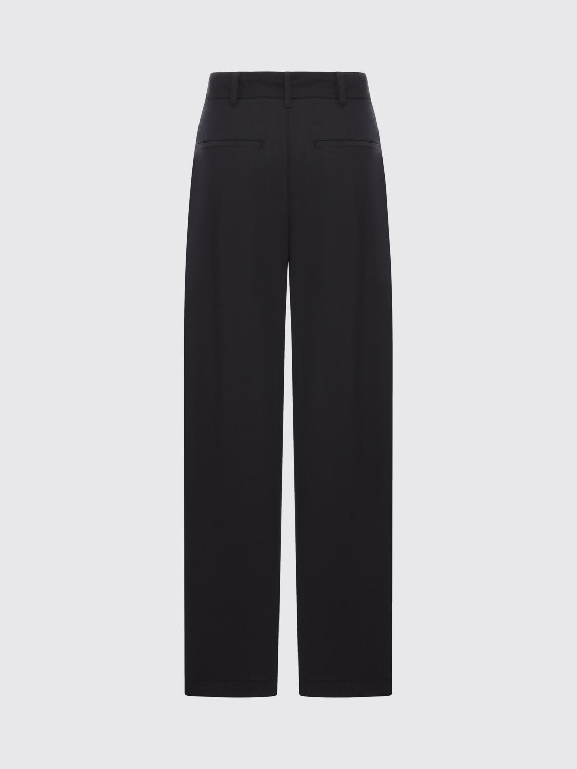 SOEUR PANTALONI: Pantaloni straight Soeur in denim , Nero - Img 3