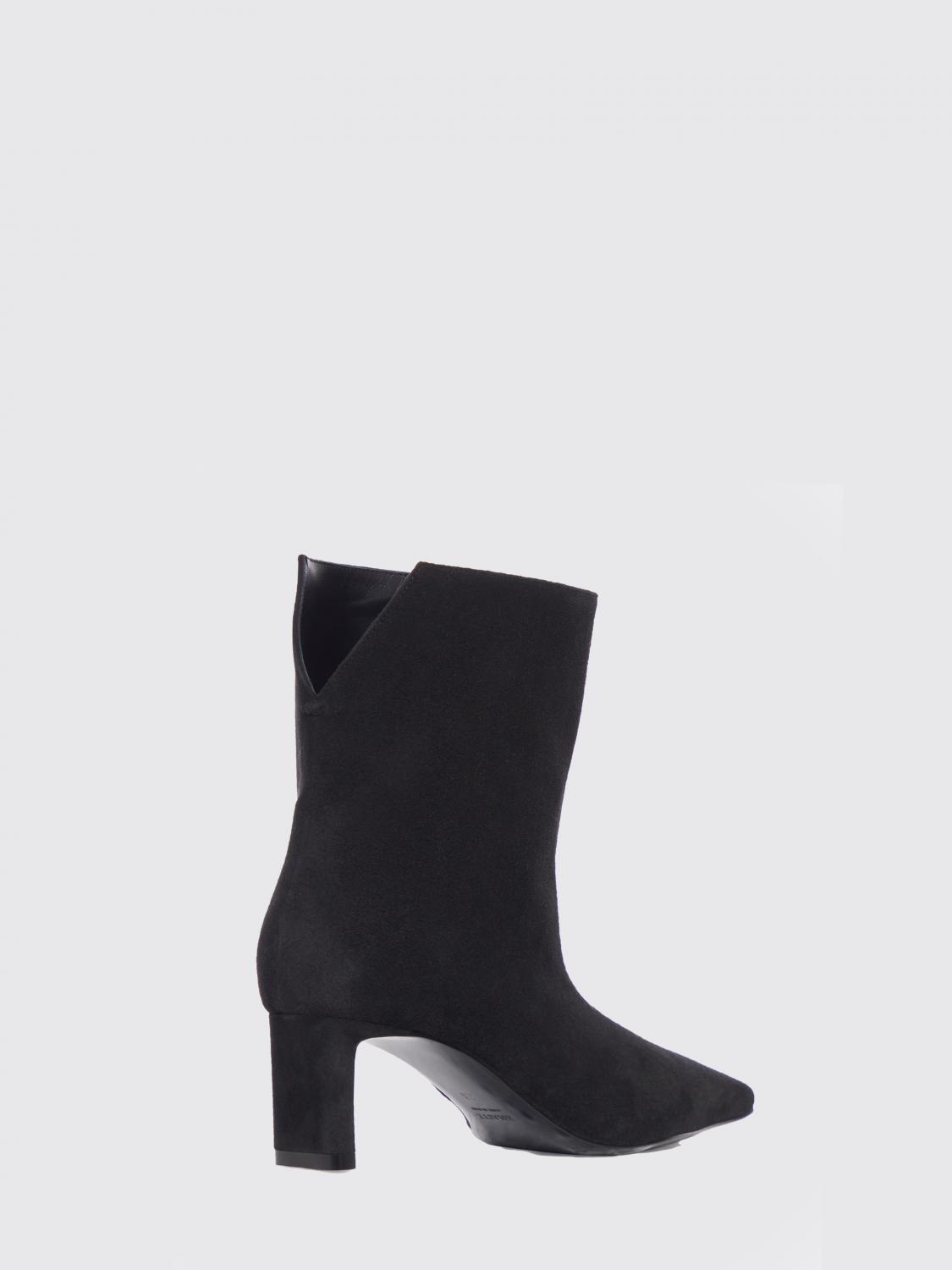 KHAITE STIVALI: Stivaletto Khaite in camoscio , Nero - Img 3