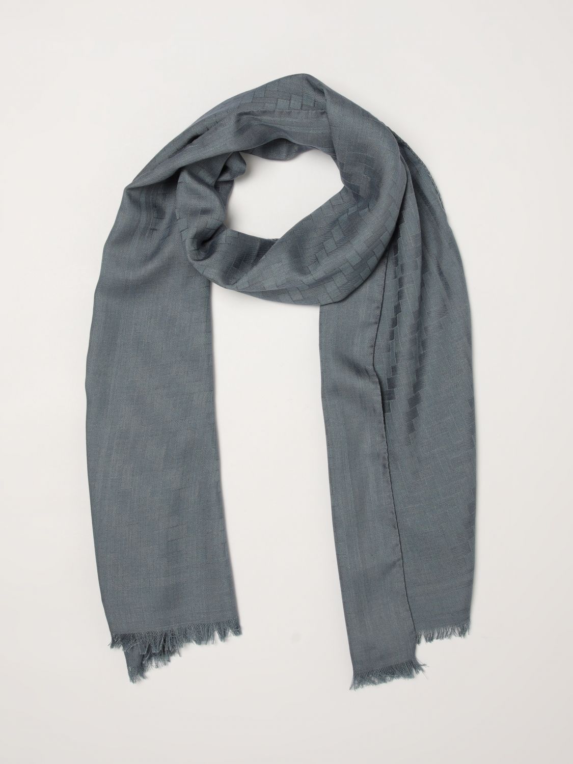 BRIONI SCARF: Scarf men Brioni, Blue - Img 2