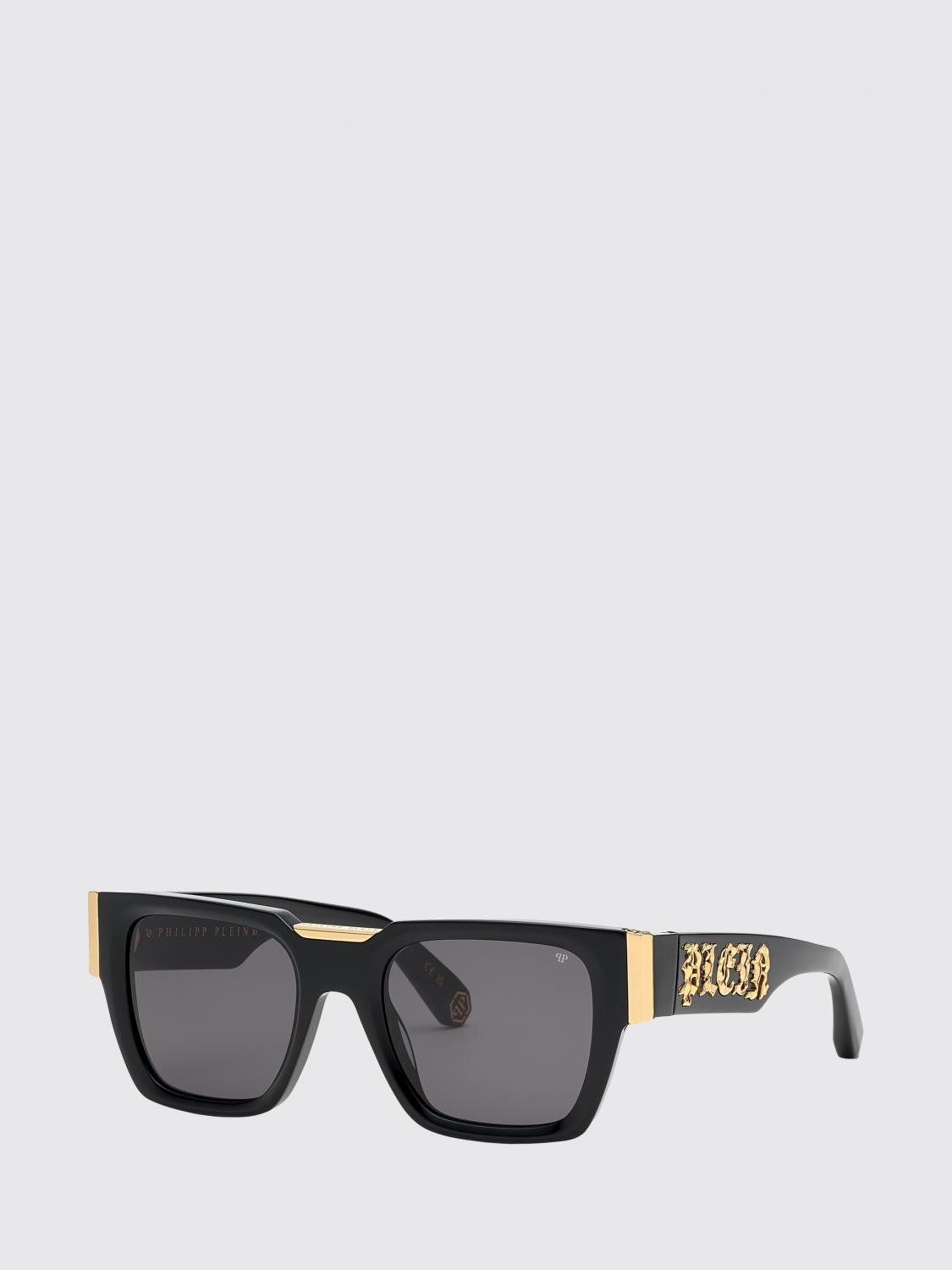 PHILIPP PLEIN サングラス: Philipp Plein アセテートサングラス, ブラック - Img 1