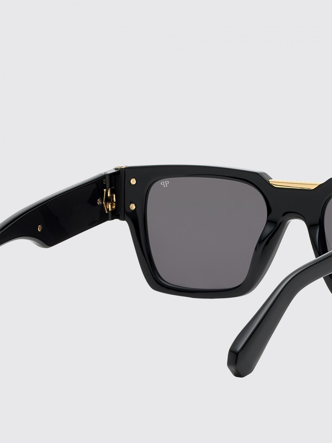 PHILIPP PLEIN サングラス: Philipp Plein アセテートサングラス, ブラック - Img 4