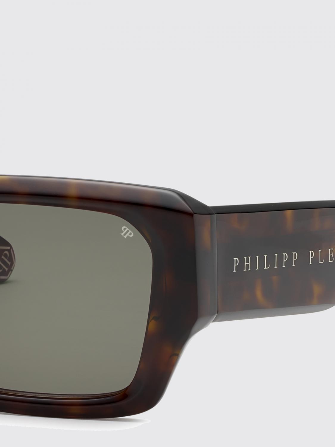 PHILIPP PLEIN サングラス: Philipp Plein アセテートスターライトサングラス, ブラウン - Img 3