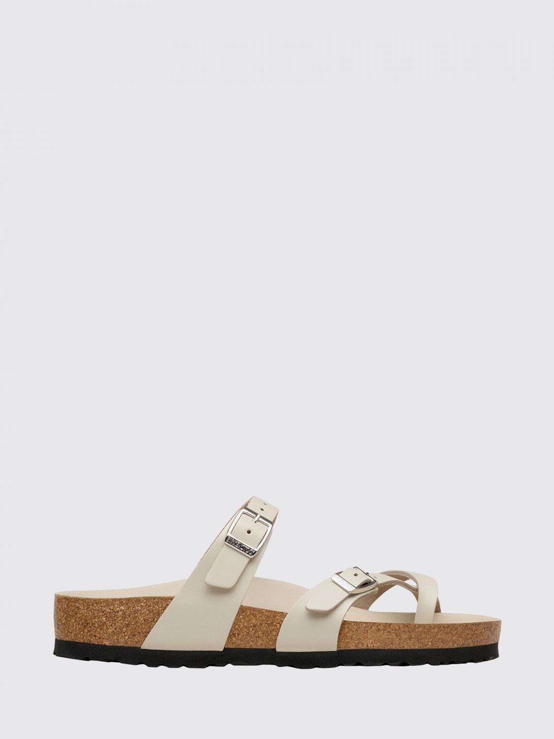 BIRKENSTOCK SANDALI CON TACCO: Sandali con tacco donna Birkenstock, Grigio - Img 1
