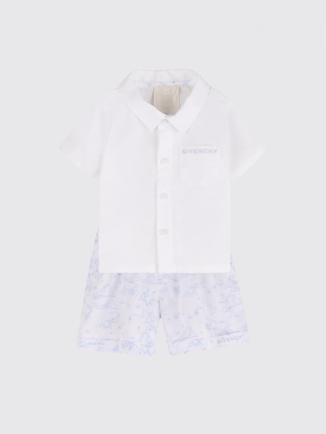 GIVENCHY BARBOTEUSE: Barboteuse enfant Givenchy, Blanc - Img 1