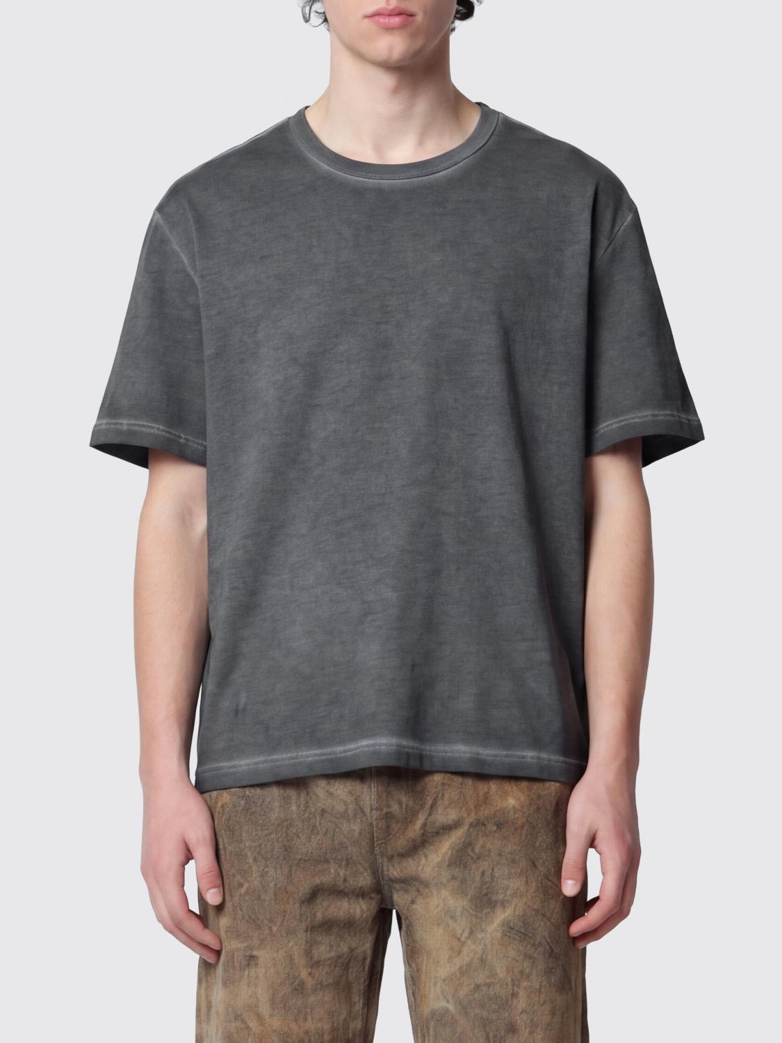 SÉFR CAMISETA: Camiseta de corte relajado Séfr de algodón orgánico con cuello redondo y hombros caídos, Negro - Img 1