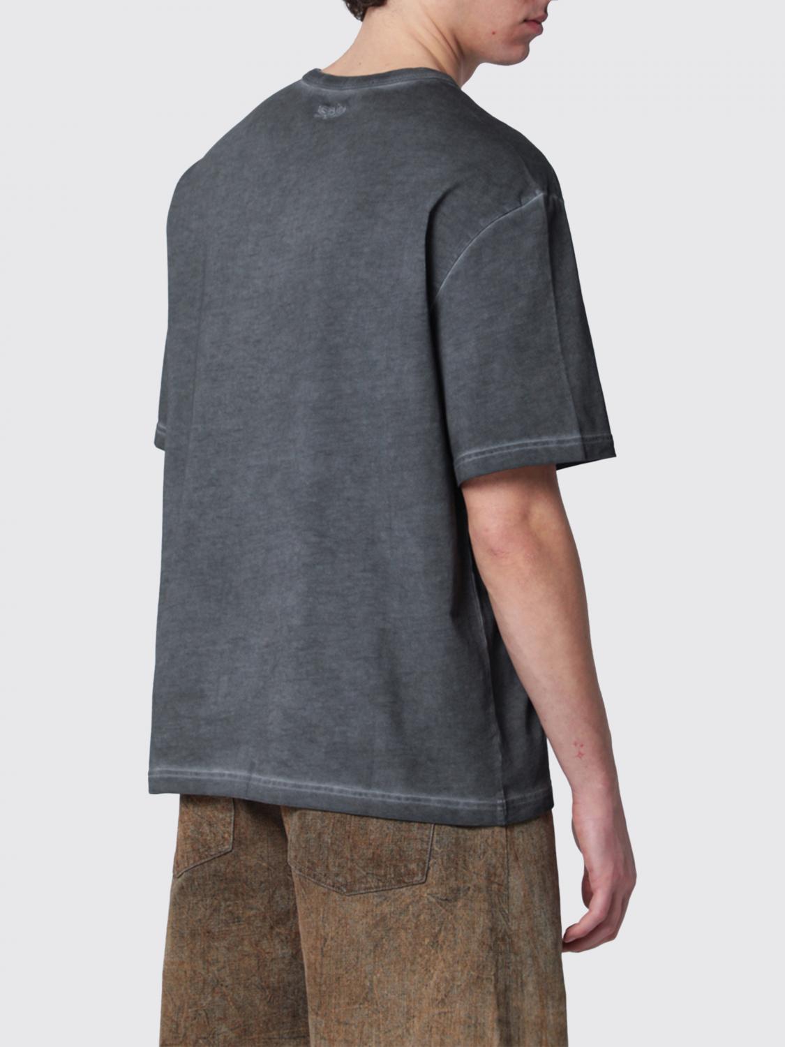 SÉFR CAMISETA: Camiseta de corte relajado Séfr de algodón orgánico con cuello redondo y hombros caídos, Negro - Img 2