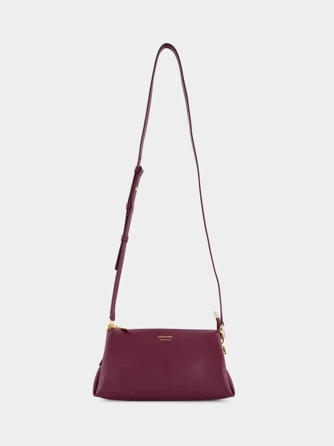 FERRAGAMO BORSA MINI: Borsa Ferragamo in pelle , Viola - Img 2