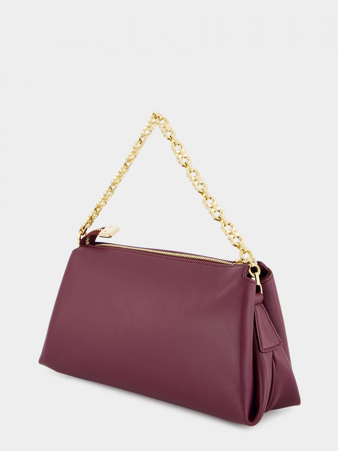 FERRAGAMO BORSA MINI: Borsa Ferragamo in pelle , Viola - Img 3