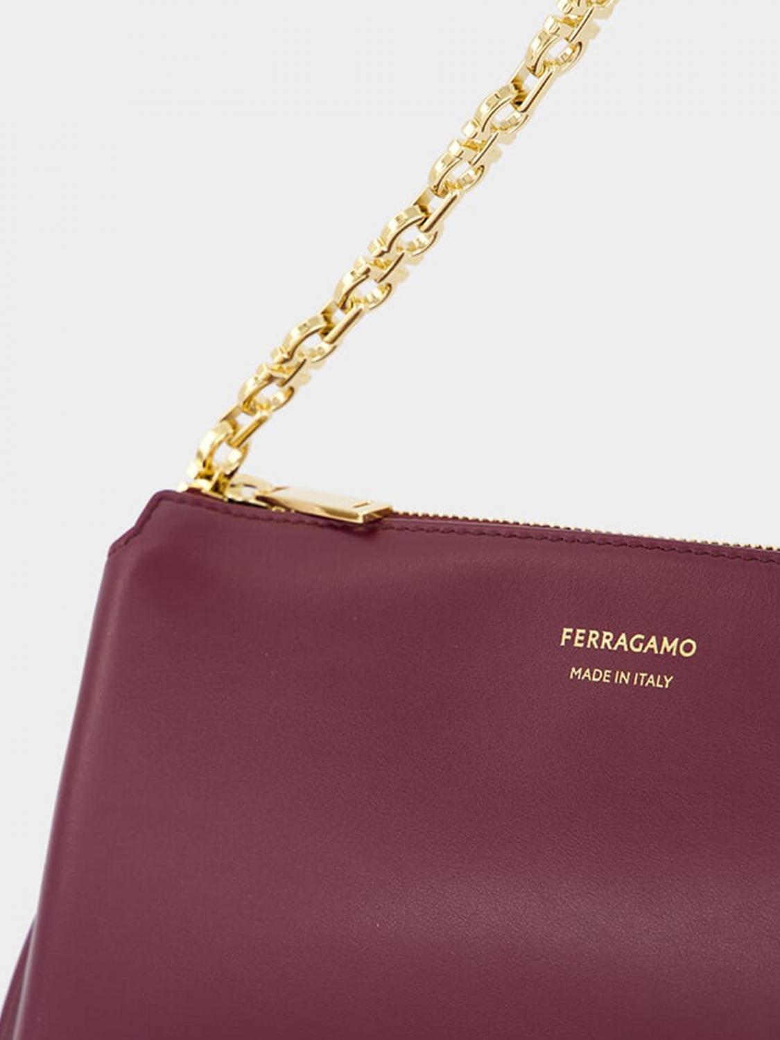 FERRAGAMO BORSA MINI: Borsa Ferragamo in pelle , Viola - Img 4