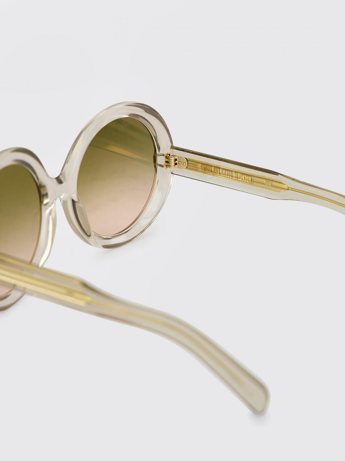 CUTLER & GROSS GAFAS DE SOL: Gafas de sol Cutler & Gross de acetato con montura redondeada, Arena - Img 4