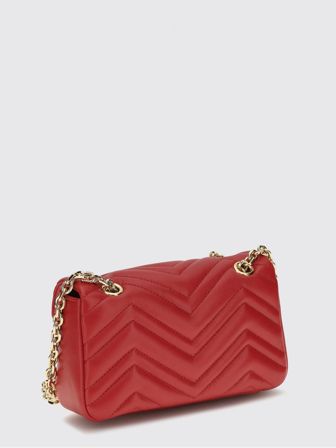 GUCCI BORSA A TRACOLLA: Borsa a tracolla donna Gucci, Rosso - Img 2