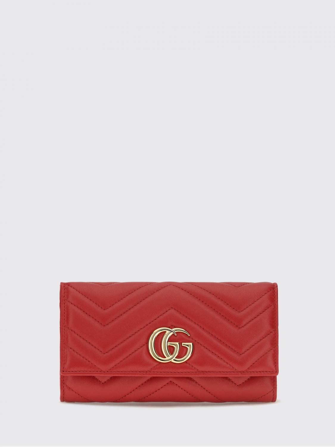 GUCCI PORTAFOGLIO: Portafoglio donna Gucci, Rosso - Img 1
