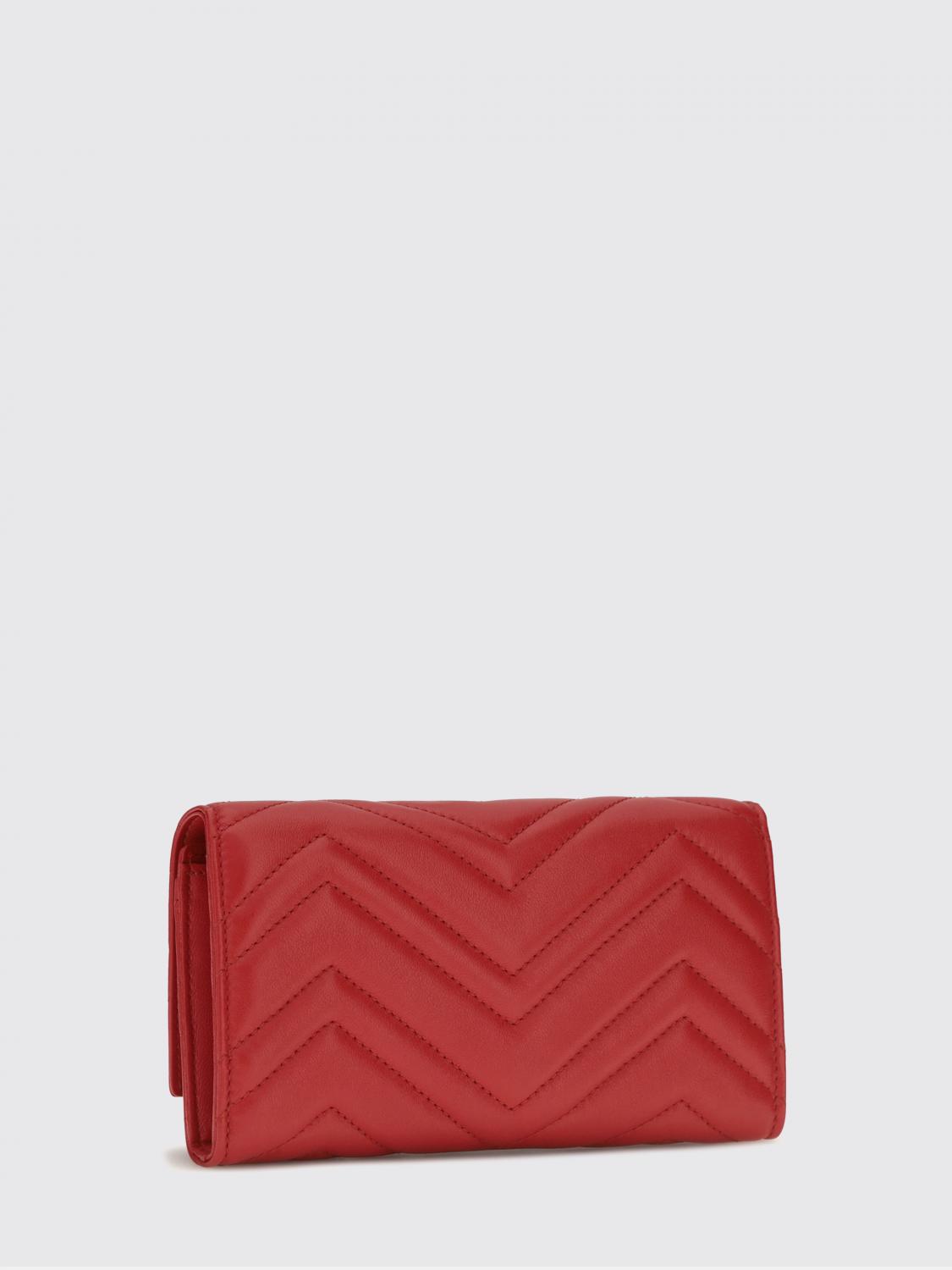 GUCCI PORTAFOGLIO: Portafoglio donna Gucci, Rosso - Img 2