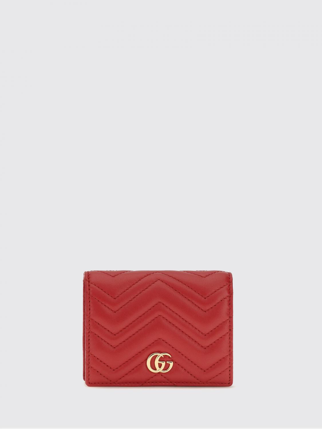 GUCCI PORTAFOGLIO: Portafoglio donna Gucci, Rosso - Img 1