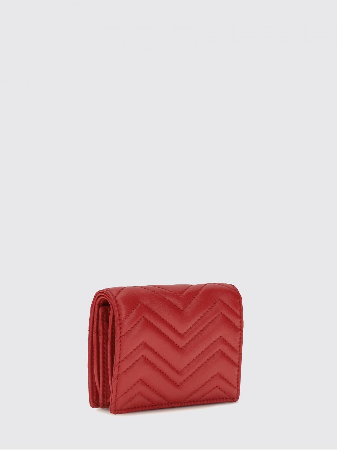 GUCCI PORTAFOGLIO: Portafoglio donna Gucci, Rosso - Img 2
