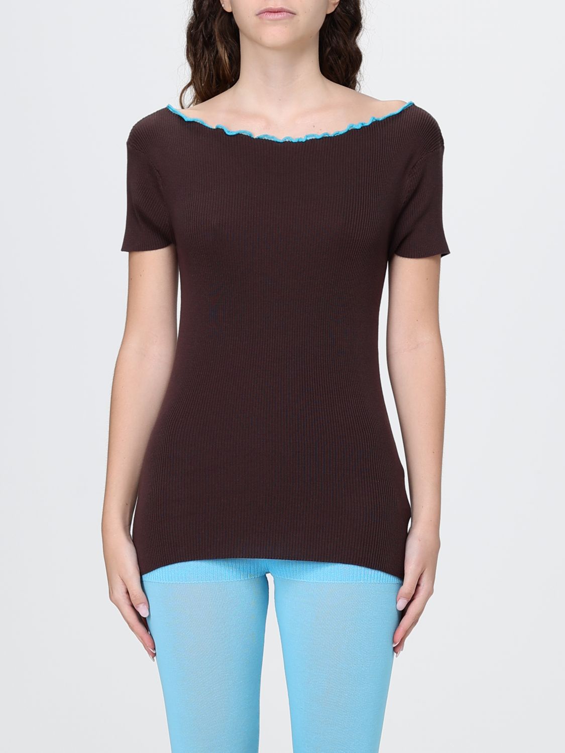 PALOMA WOOL TOP: Top mujer Paloma Wool, Marrón - Img 1
