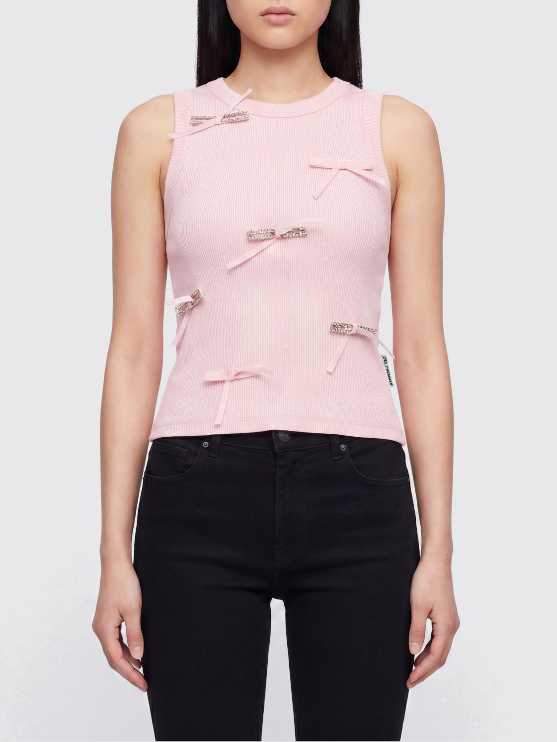 DES PHEMMES TOP: Top mujer Des Phemmes, Rosa - Img 1