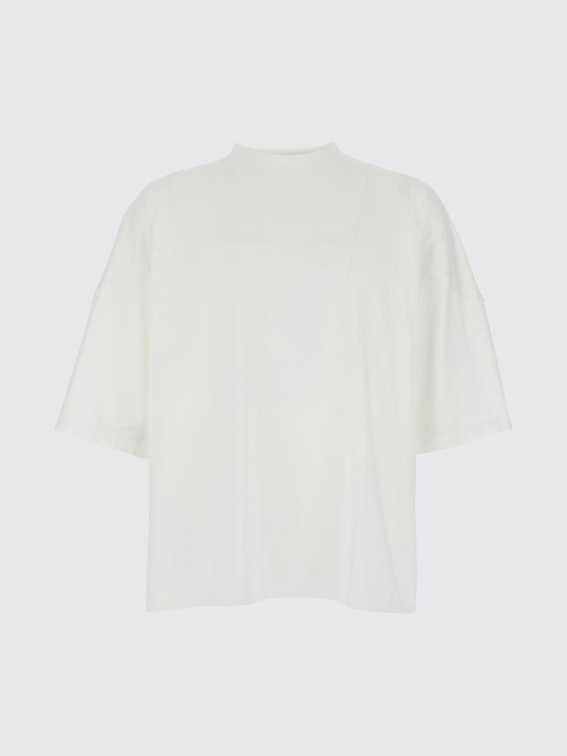 JACQUEMUS T-SHIRT: T-shirt Jacquemus in cotone con vestibilità relaxed fit e logo posteriore tono su tono, Bianco - Img 2