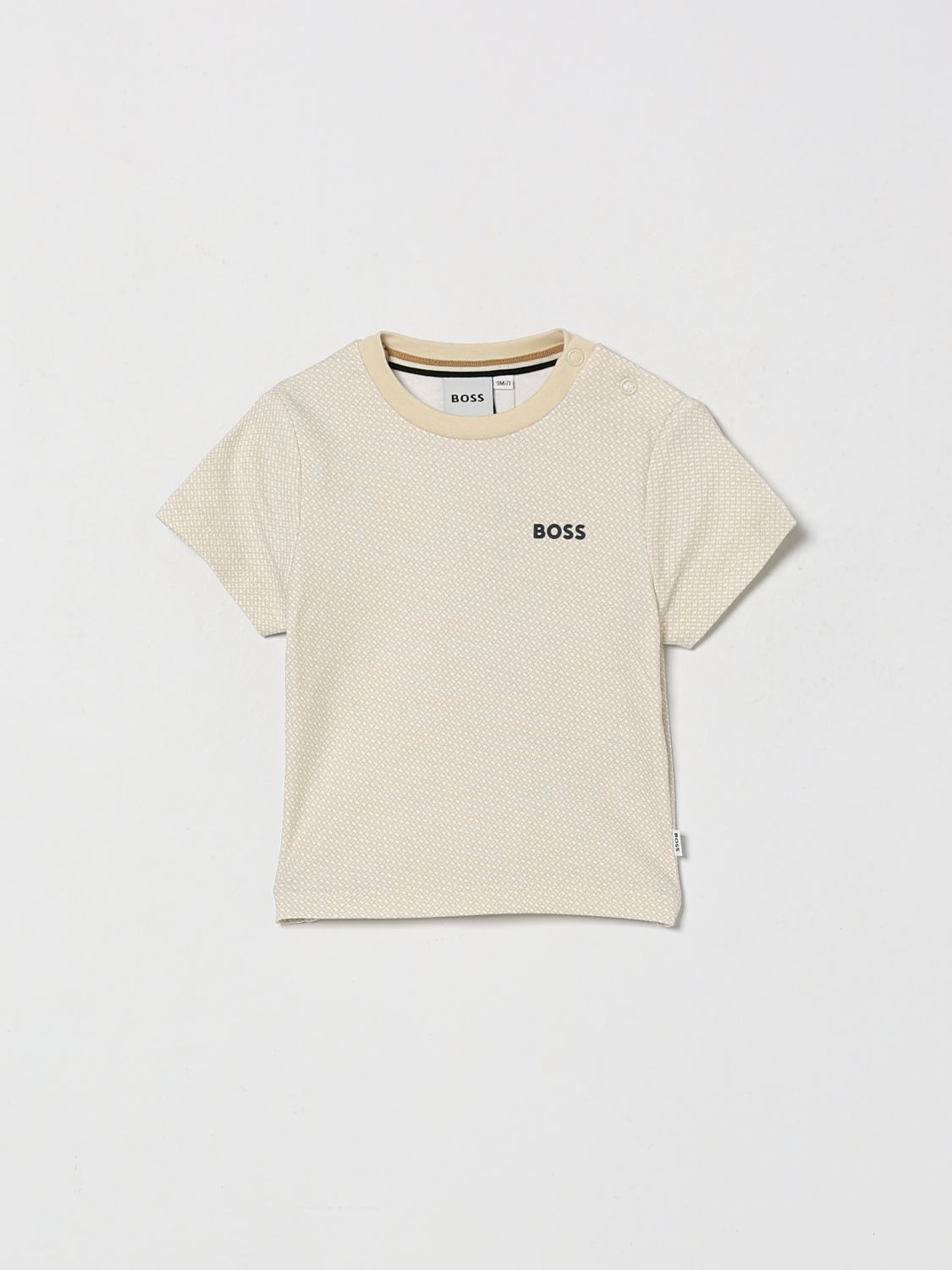 BOSS T-SHIRT: T-shirt enfant Boss, Sable - Img 1