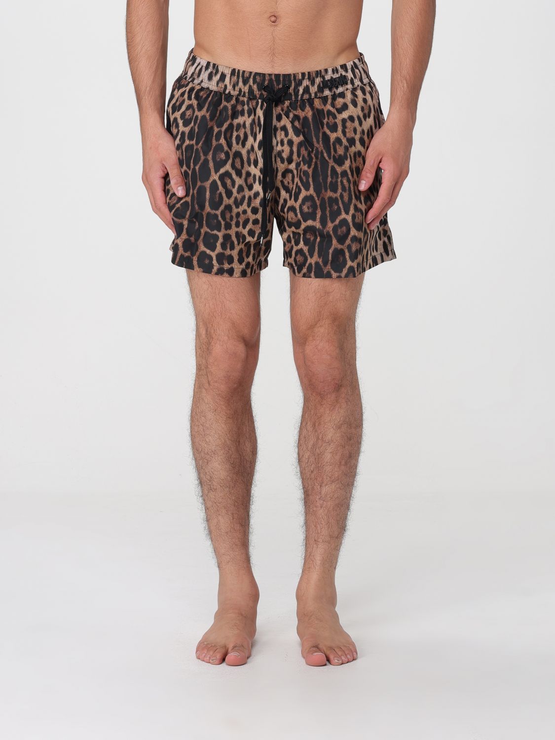 MOSCHINO BAÑADOR: Bañador boxer Moschino de viscosa con estampado animal y cintura elástica, Fantasía - Img 1