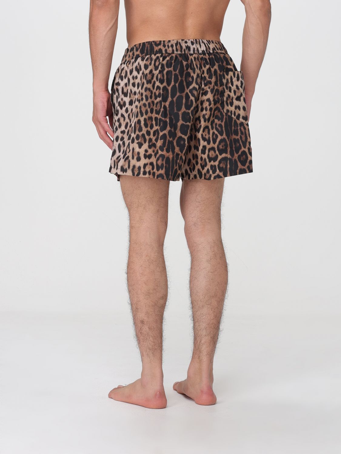 MOSCHINO BAÑADOR: Bañador boxer Moschino de viscosa con estampado animal y cintura elástica, Fantasía - Img 2
