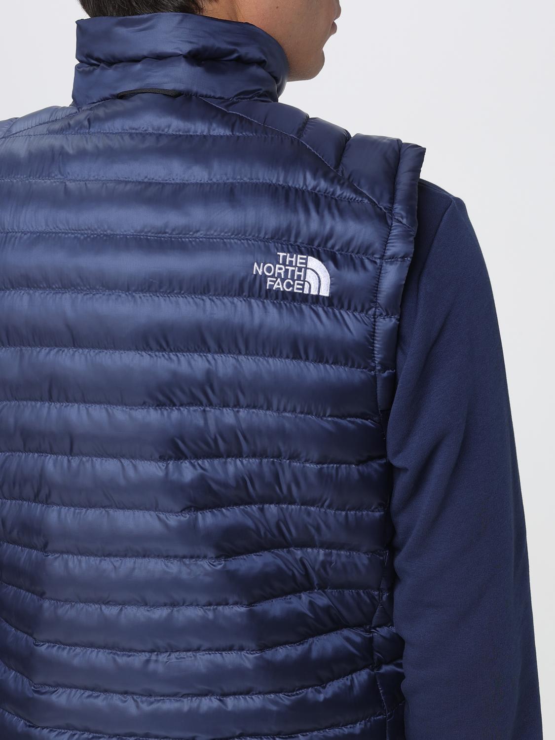 THE NORTH FACE CHALECO: Chaleco acolchado The North Face de nailon técnico hidrófugo, Azul Oscuro - Img 4