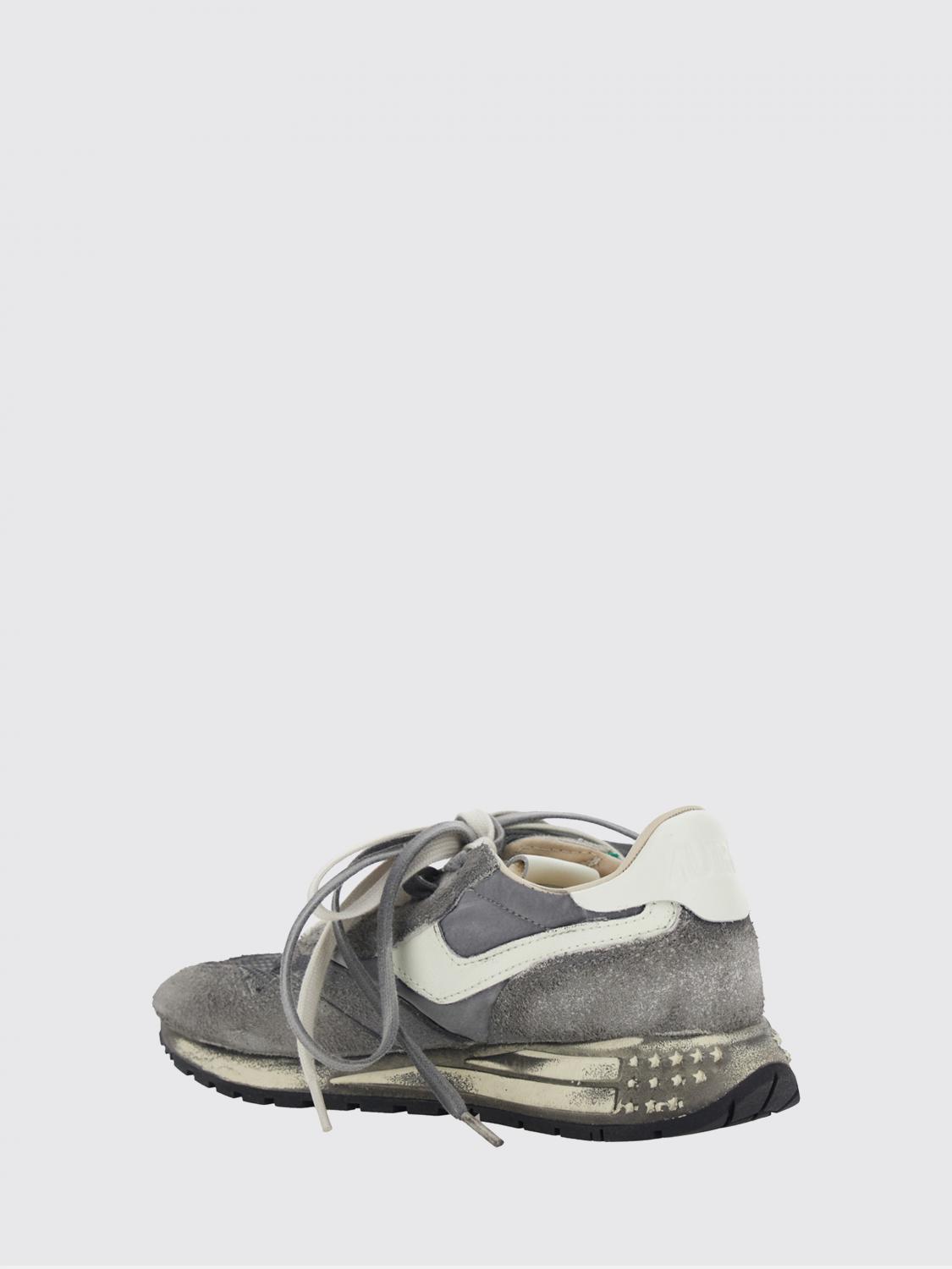 AUTRY SNEAKERS: Sneakers Reelwind Super Vintage Autry in nylon e pelle scamosciata, Grigio - Img 3