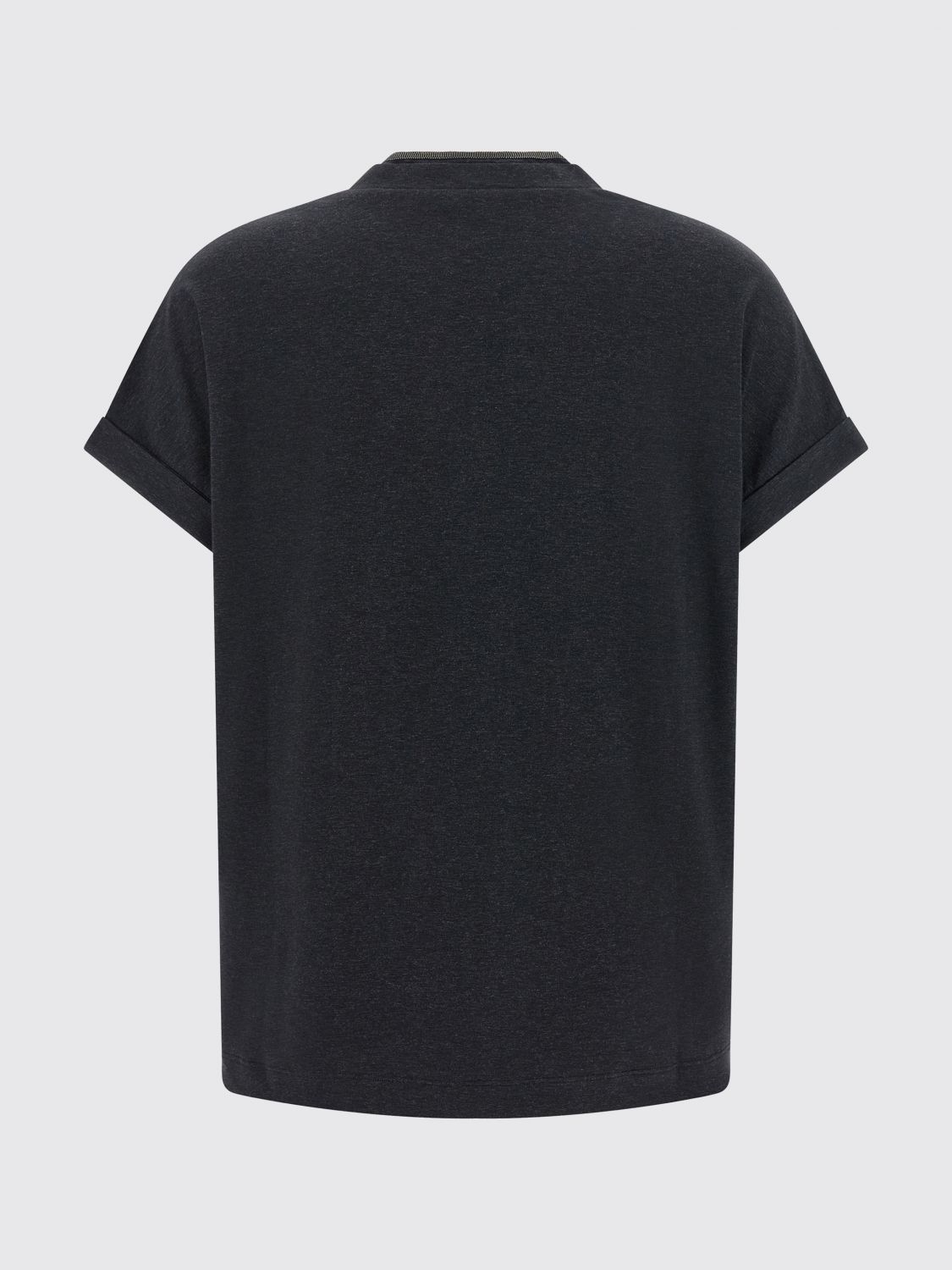 BRUNELLO CUCINELLI CAMISETA: Camiseta mujer Brunello Cucinelli, Gris - Img 3