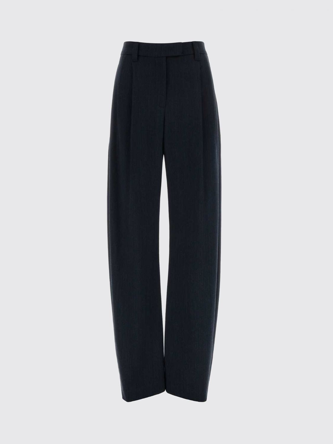 BRUNELLO CUCINELLI PANTALONES: Pantalones mujer Brunello Cucinelli, Azul Oscuro - Img 2