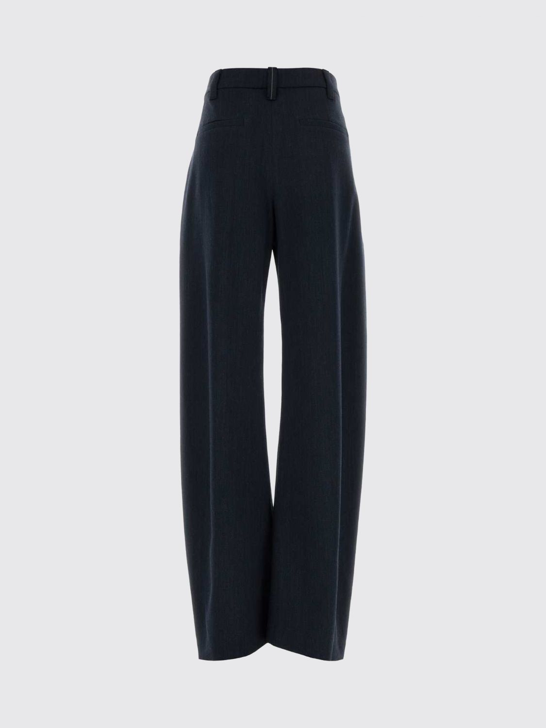 BRUNELLO CUCINELLI PANTALONES: Pantalones mujer Brunello Cucinelli, Azul Oscuro - Img 3