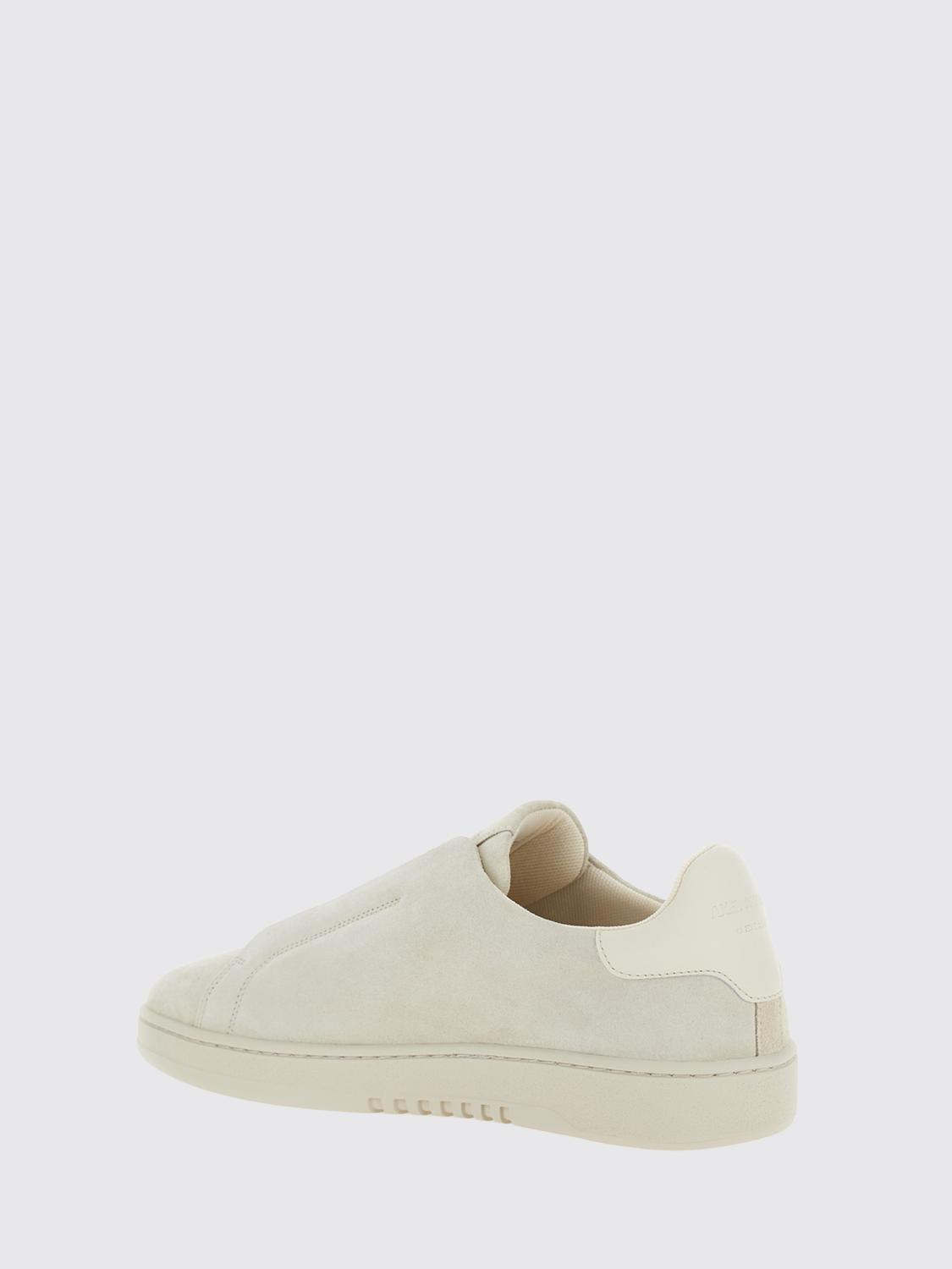 AXEL ARIGATO SNEAKERS: Sneakers slip-on Dice Lo Axel Arigato in pelle scamosciata con logo laminato, Bianco - Img 3