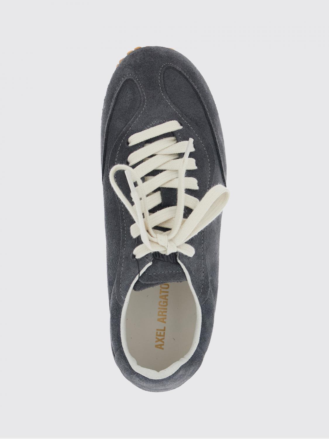 AXEL ARIGATO SNEAKERS: Sneakers Daze Runner Axel Arigato in pelle scamosciata con logo tono su tono, Grigio - Img 4