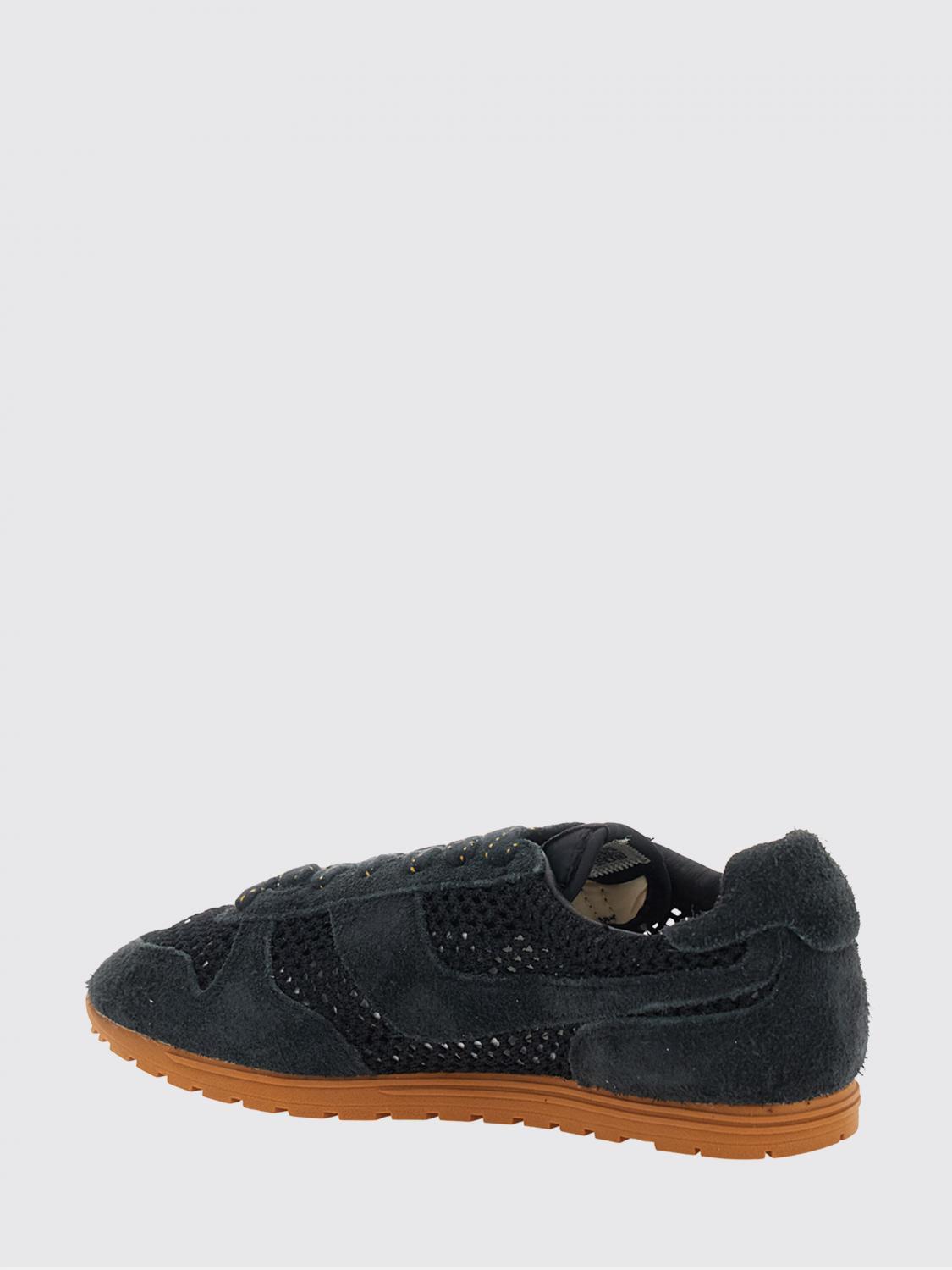 AUTRY SNEAKERS: Sneakers Windspin Autry low top in pelle scamosciata e mesh con logo, Nero - Img 3