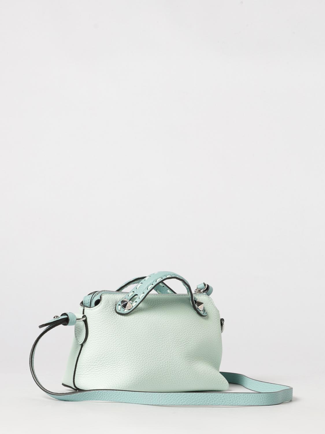 FENDI BORSA MINI: Borsa mini by The Way Fendi in pelle di vitello martellata, Blue - Img 2