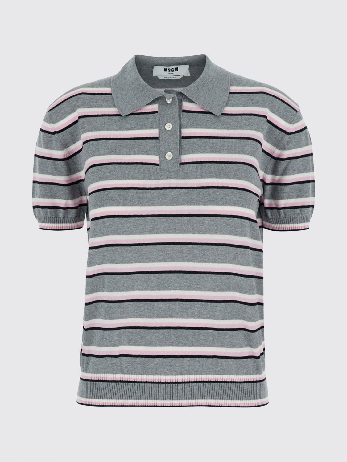 MSGM JERSEY: Camiseta mujer MSGM, Gris - Img 2
